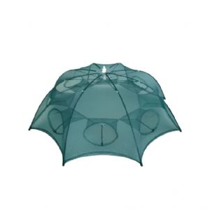 Covo Armadilha Guarda Chuva Para Camarão Lambari C/ 8 Bocas